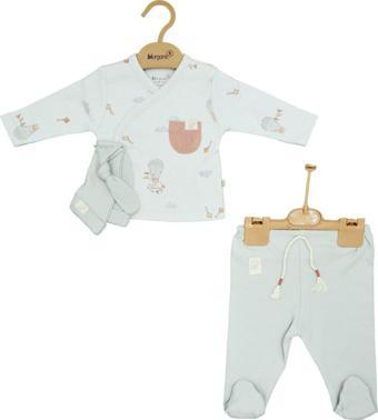 Biorganic Teach Me Baby 3'lü Bebek Takım 73340 Mint