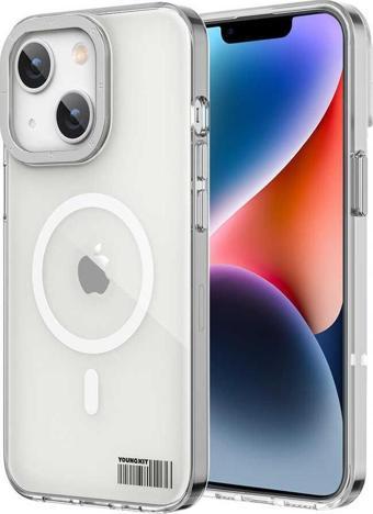 YoungKit Apple iPhone 14 Kılıf Magsafe Şarj Özellikli Coloured Glaze Serisi Kapak
