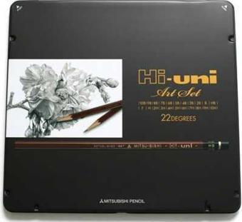 Uni-Ball UNİ KURŞUN KALEM DERECELİ ARTSET 22Lİ HUAS 10H-10B