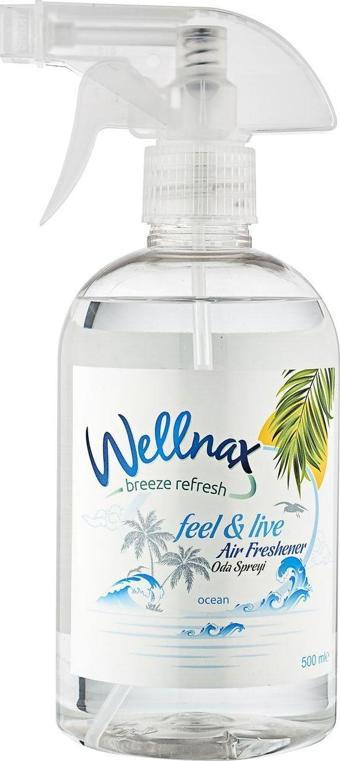 Wellnax Breeze Refresh Okayanus Ferahlığı Kokulu Oda Spreyi 500Ml X1