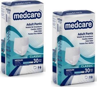 MEDCARE Emici Külot Medium ( Orta Boy ) 60 Adet 2 Paket