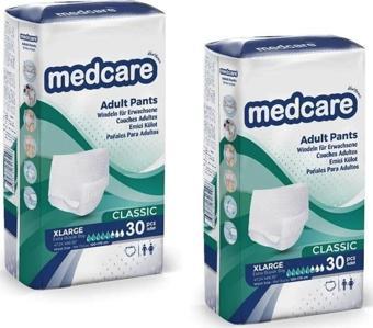 MEDCARE Emici Külot Xlarge ( Ekstra Büyük Boy ) 60 Adet 2 Paket