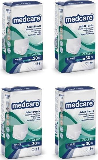 Medcare Emici Külot Xlarge ( Ekstra Büyük Boy ) 120 Adet 4 Paket