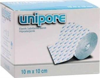 Unipore Flaster 10Cm X 10M Elastik Sabitleme Bandı