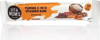 Vitamoms Yüksek C ve D Vitamini Barı 33 gr