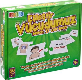 EDU-1008 Vücudumuz Eşleştir Oyunu -Chiva