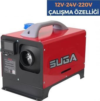 SUGA Çanta Tipi & Taşınabilir Dizel Isıtıcı (Webasto) 12V/24V/220V