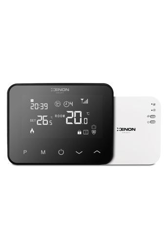 Xenon Smart Akıllı Oda Termostatı, Mobil Uygulama Wi-Fi Programlanabilir Dijital Termostat Uzak Ev Kontrol X7402