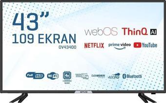 ONVO Tv Ov 43400 43'’ 109 Ekran 1920 X 1080 Full Hd