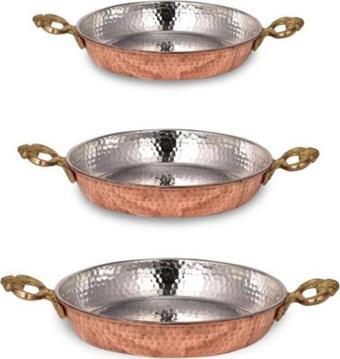 Cobper Premium Collection 3’lü Mgs Bakır Sahan Seti 14-16-18cm
