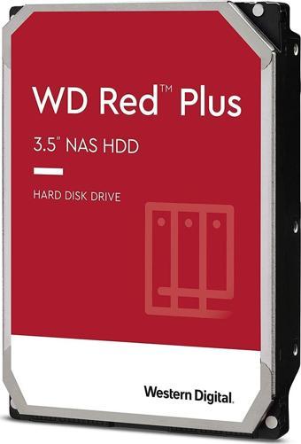 Western Digital Wd 6TB WD Red Plus NAS Internal Hard Drive HDD - 5640 RPM, SATA 128 MB WD60EFZX Harddisk