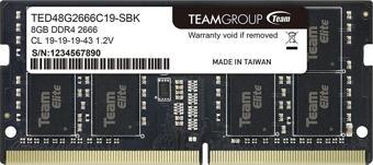 Teamgroup Elite Ddr4 8Gb Single 2666Mhz Pc4-21300 Cl19 1.2V Sodımm 260-Pin Laptop Notebook Pc Ram