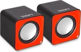 Snopy SN-66 2.0 Kırmızı USB Speaker