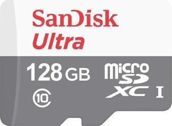 SanDisk 128GB SDSQUNR-128G-GN6MN Ultra microSDXC 128GB C10 UHS-1 Hafıza Kartı