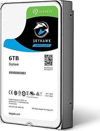 Seagate 6Tb Skyhawk 3,5" 256Mb 7200 St6000Vx0023 Harddisk