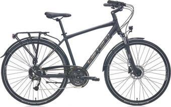 CARRARO ELITE 906 ERKEK ŞEHİR BİSİKLETİ 480H HD 28 JANT 27 VİTES MAT SİYAH PARLAK SİYAH KOYU KROM