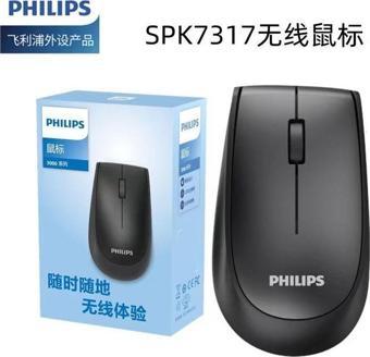 Philips SPK7317  2.4Ghz 1600Dpı Kablosuz Optik Mouse (10Mt)(Pil İçinde)(Açma Kapama Tuşlu)