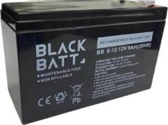 BLACK BATT 12V 9AH