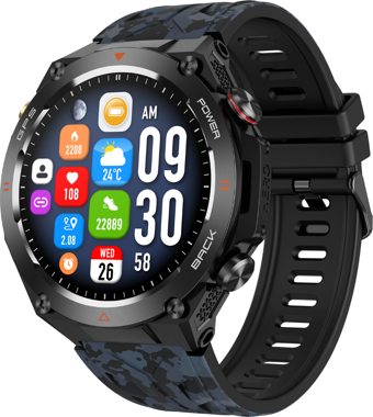 ZCwatch V1024 GPS Outdoor Tank2, Bt Call, Spor Sağlık, 1 ATM Profesyonel Akıllı Saat