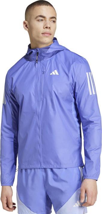 IM5416-E adidas Otr B Jkt Erkek Yağmurluk-R&amp;uuml;zgarlık Mavi