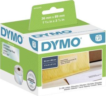 DYMO 36X89 LW Şeffaf Geniş Adres Etiketi (99013)