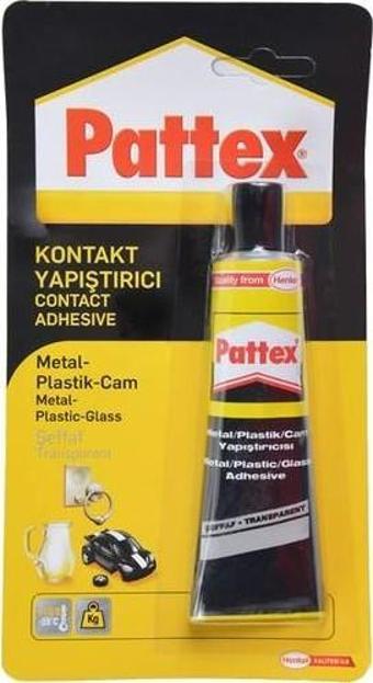 Pattex Contact Metal Plastik Cam Yapıştırıcı Şeffaf 50 Gr