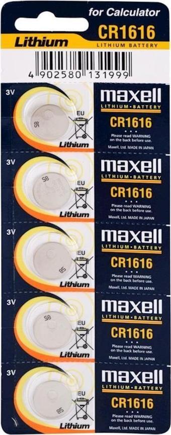 Maxell CR1616 3V Lithium Pil 5li Kartela