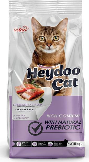 Heydoo KISIRLAŞTIRILMIŞ SOMONLU KEDİ MAMASI