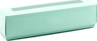 Kapaklı Makaron Kutusu Turkuaz Yeşili 5x20x5 cm