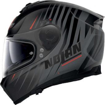 Nolan N80-8 Kosmos N.com Kapalı Kask Siyah 2X-LARGE