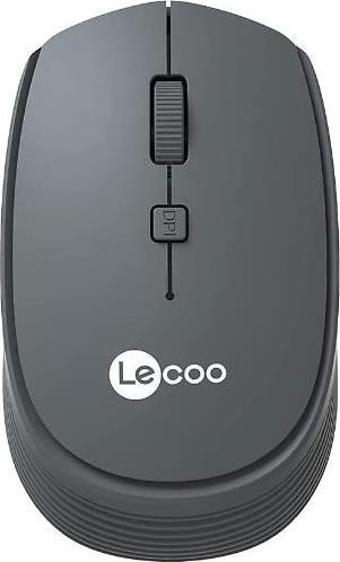 Lecoo WS202 Gri 1600DPI 2.4Ghz Optik Kablosuz Mouse