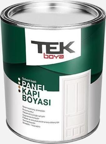 TEK PANEL KAPI BOYASI SOLVENT BAZLI BEYAZ 0,75L