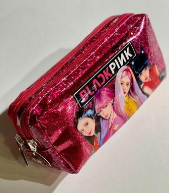 Cappi Bag Black Pink Girl Pembe 2 Fermuarlı Bölmeli Çocuk Okul Kalem Kutusu 20x9x7.5cm