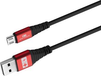 Swiss Charger Micro Usb Hızlı Şarj ve Data Kablosu 1m