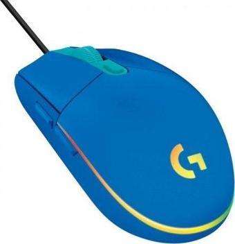 Logitech 910-005801 G102 Lightsync Mavi 8000Dpı 6 Tuş Optik RGB Blue Kablolu Gaming (Oyuncu) Mouse