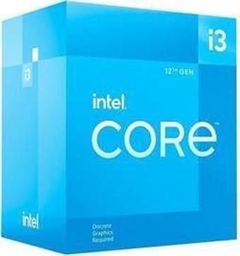 Intel Core i3 12100F 3.3 Ghz 4 Çekirdek 12MB Cache LGA1700 Soket 10NM Kutulu Box İşlemci