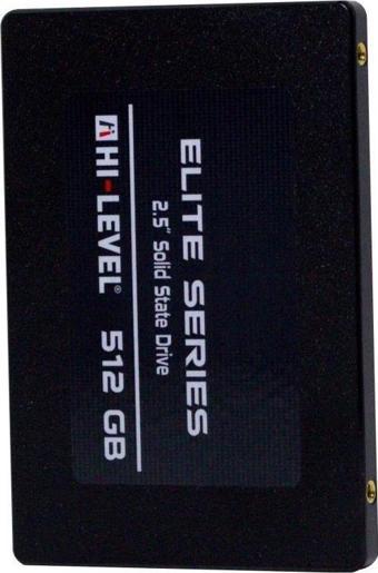 Hi-Level 512GB Elite HLV-SSD30ELT-512G 560-540MB-s 2.5" SATA3 SSD Disk + Aparat