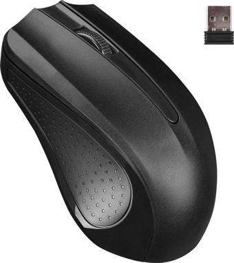 Everest SM-537 Usb Siyah 1500Dpı 2.4Ghz Kablosuz Mouse (10mt)