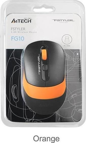 A4Tech Fg10 Turuncu Nano Kablosuz Optik 2000 Dpı Mouse