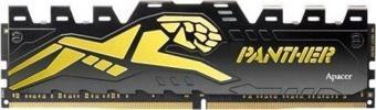 Apacer Panther AH4U08G32C28Y7GAA-1 8GB (1x8GB) DDR4 3200MHz CL16 Black-Gold Gaming Ram