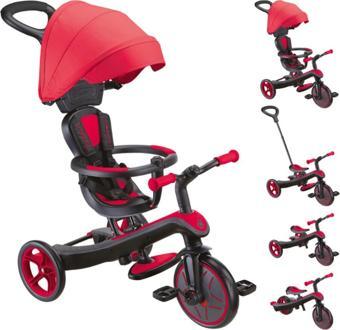 Globber Explorer 4İn1 Trike Bisiklet - Kırmızı