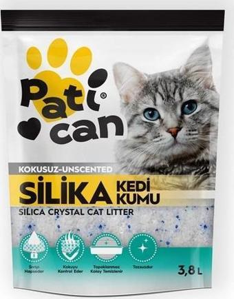 PATİCAN SİLİKA KRİSTAL KEDİ KUMU 3.8 LT