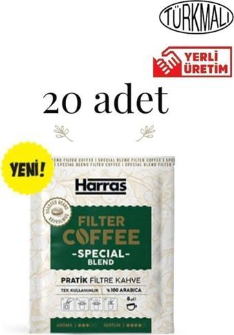 Harras Filtre Kahve Tek Kullanımlık 8Gr X 20 Li Paket