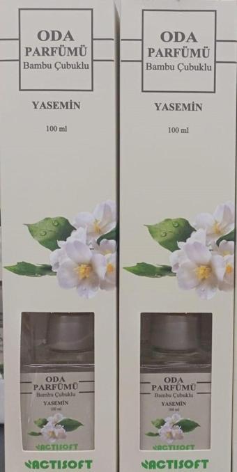 Aktisoft Oda Kokusu Bambu Çubuklu 100 Ml 2 Lü Paket Yasemin