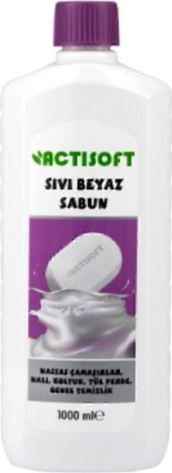 Aktisoft Sıvı Beyaz Sabun Yüzey Temizleyici 1000 Ml