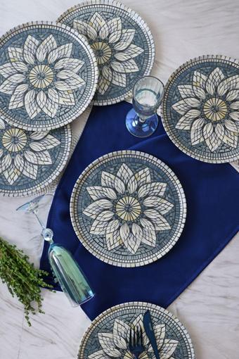Keraart Mosaic Marvels Pasta Tabağı 22 cm 6 Adet 21619