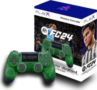 KONSOL PLUS PS4 DUALSHOCK 4 KABLOSUZ  FC 24 YEŞİL DESENLİ