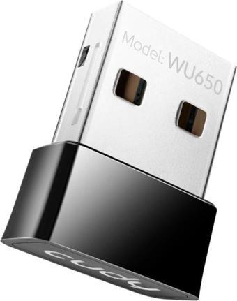 Cudy WU650 5GHz 433Mbps, 2.4GHz 200Mbps Wi-Fi Mini USB Adaptör(AC1200 Serisi)