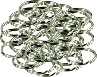 Anahtarlık Halkası Metal 2.2 Cm (1000 Adet)  Gümüş