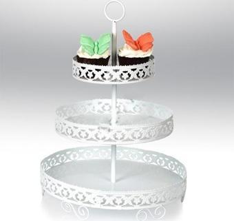 Metal Cupcake Standı 3 Katlı Kek Standı